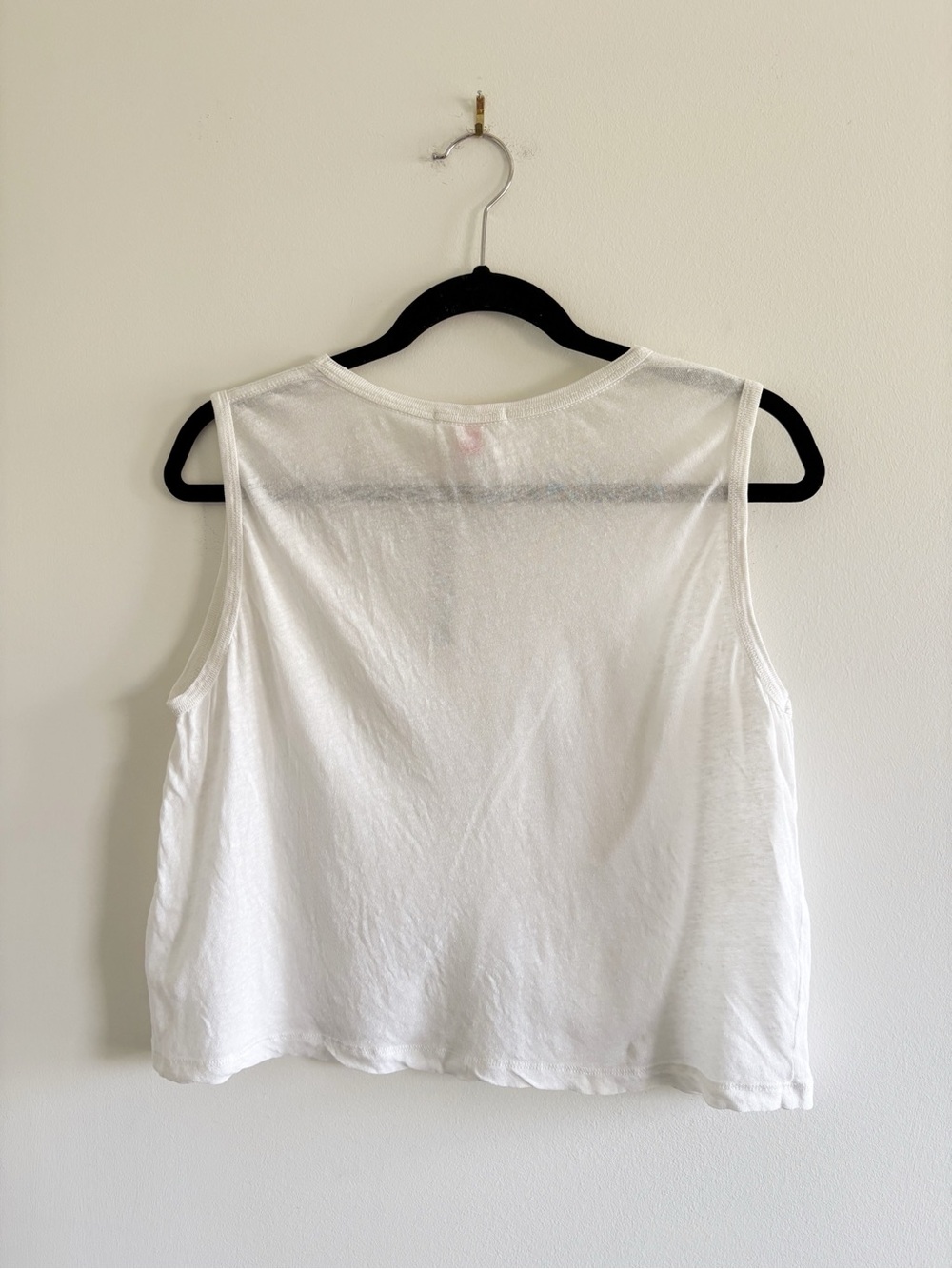 NWT Marine Layer Hemp Cotton Oversized Tank in natural size Small - Picture 4 of 6